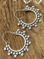 Mobile Preview: Silberne Ohrringe im bohemischen Stil "Aranja"